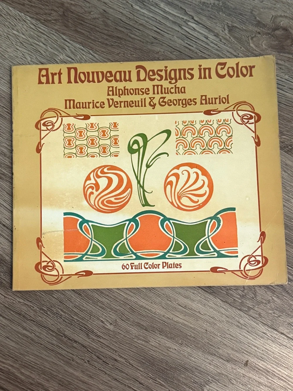 Vintage Art Nouveau Designs in Color (1974 First Dover Edition)